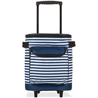 Oniva by Picnic Time Striped Portable Cooler on Wheels