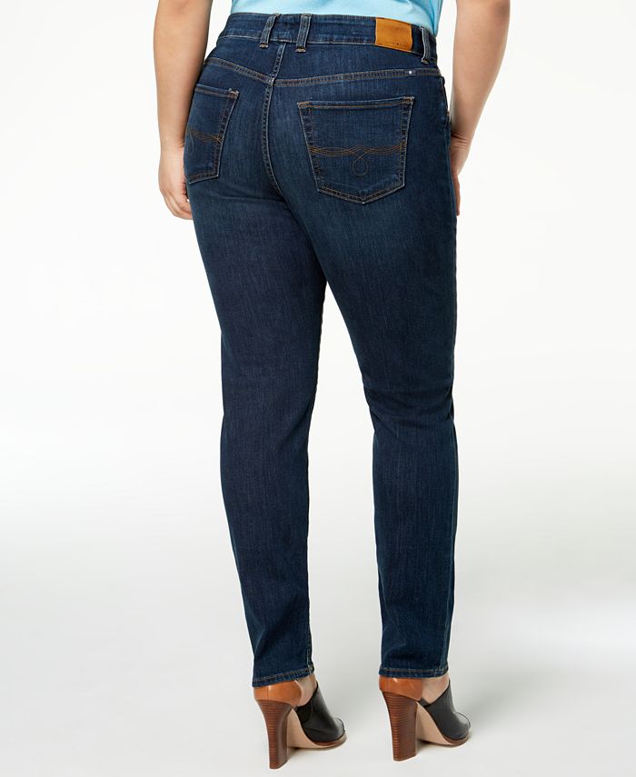 Lucky Brand Plus Size Cotton Emma StraightLeg Jeans Macy's
