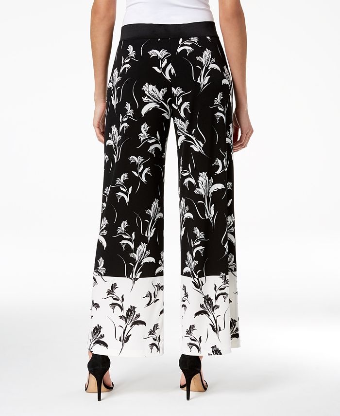 Alfani Petite Printed Palazzo Pants, Created for Macy's & Reviews ...