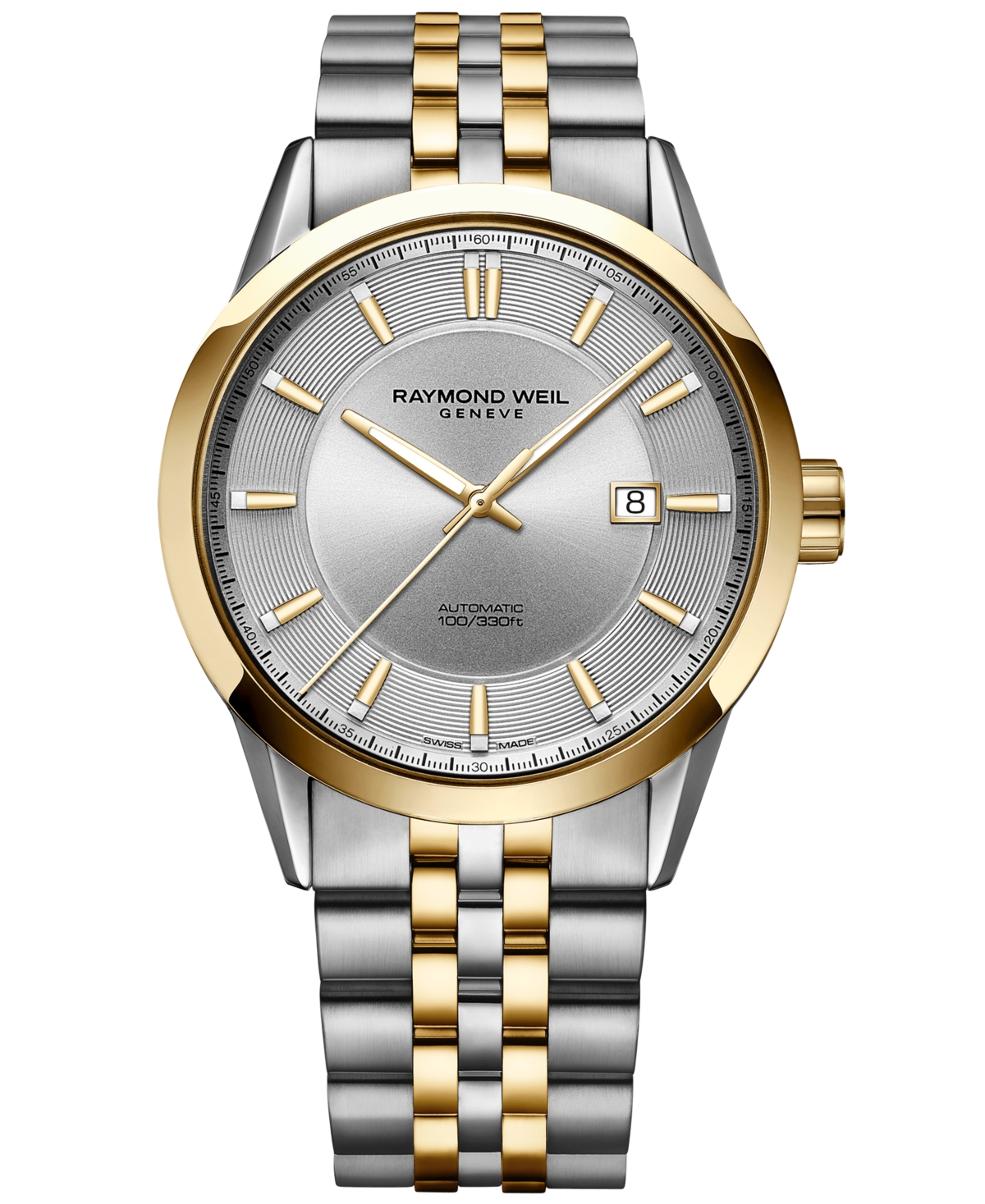 Shop Raymond Weil Men's Swiss Automatic Freelancer Two-tone Pvd Stainless Steel Bracelet Watch 42mm In No Color