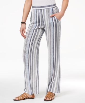 striped soft pants