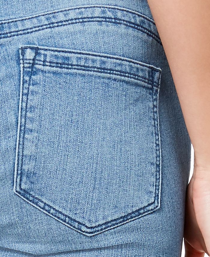 Style & Co Petite Embroidered PullOn Ankle Boyfriend Jeans, Created