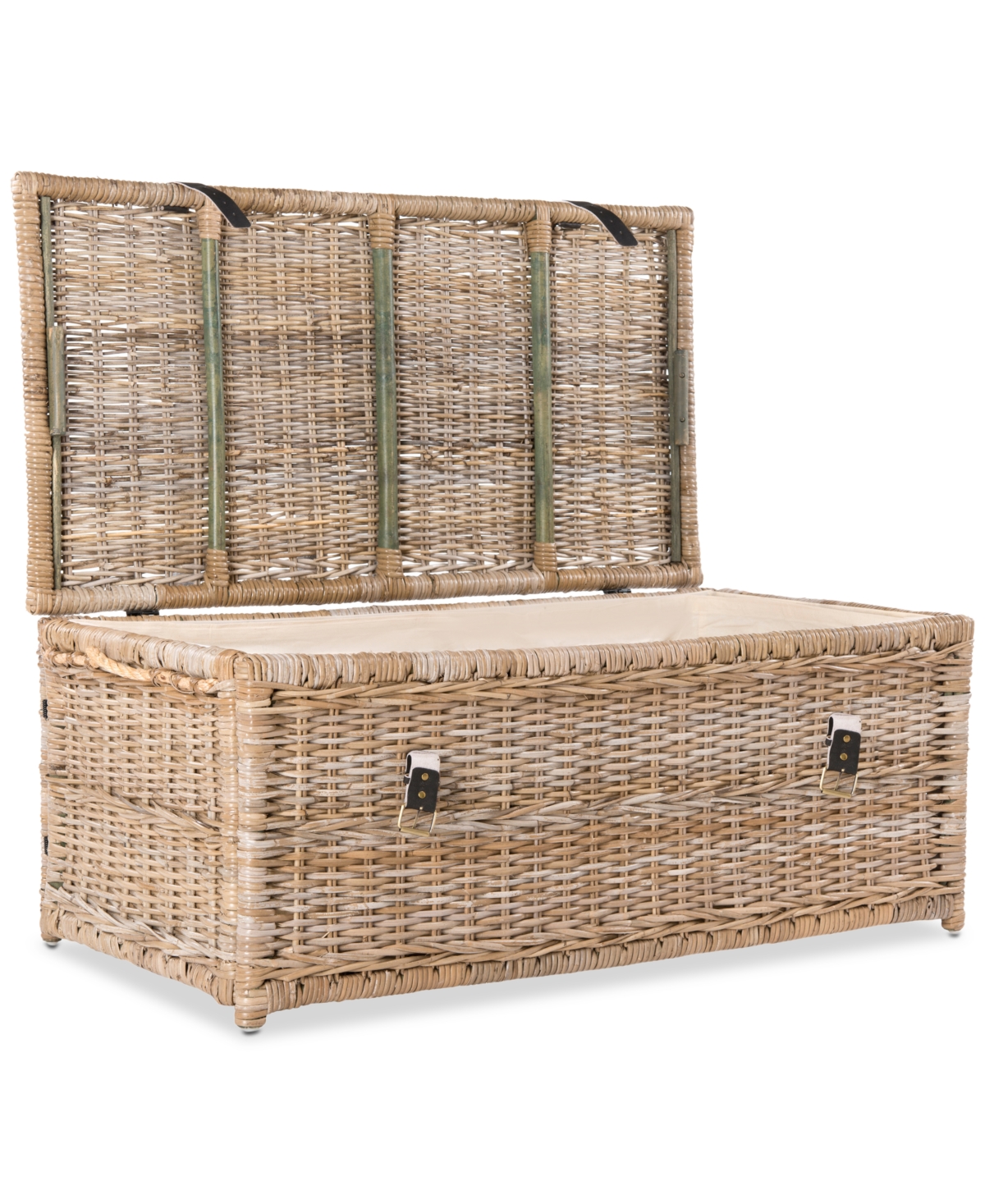 Jonathan Y Happimess Caden 46'' Wicker Storage Trunk