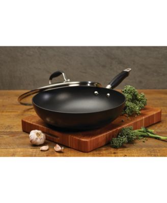 Anolon Advanced Onyx Hard-Anodized Non-Stick 12" Ultimate Pan & Lid