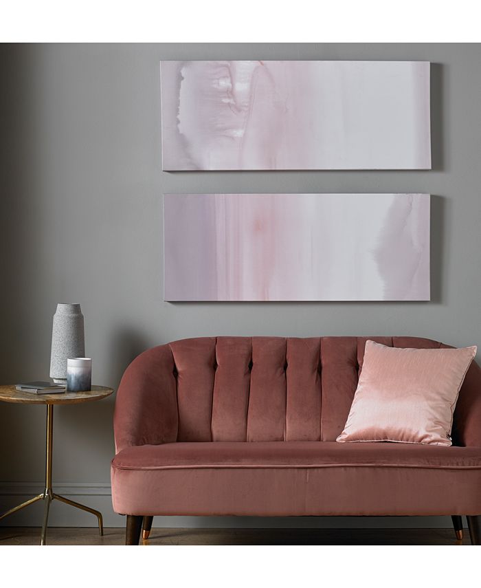 Graham & Brown Harmony Blush Haze Canvas Print, Set of 2 Macy's