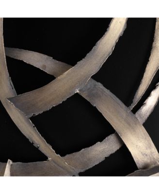 Brushstrokes 2-Pc. Metal Wall Art Set