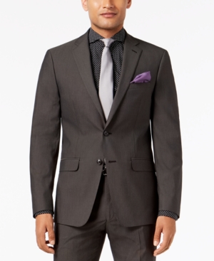 UPC 627736095195 product image for Sean John Men's Slim-Fit Stretch Black/White Neat Suit Jacket | upcitemdb.com