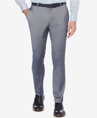 Perry Ellis Portfolio - Men's Portfolio Extra-Slim Fit Stretch Iridescent Tech Dress Pants
