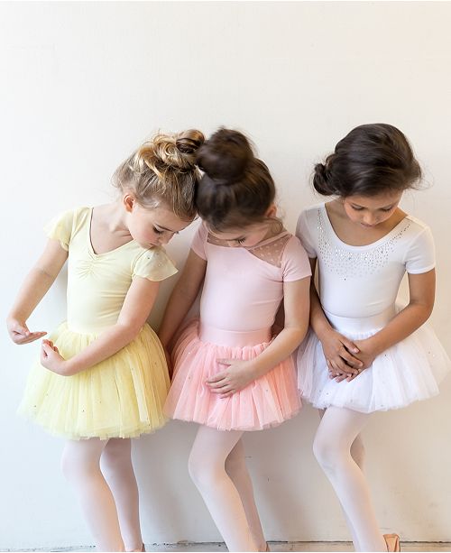 Flo Dancewear Embellished Diamante Leotard Little Girls Big