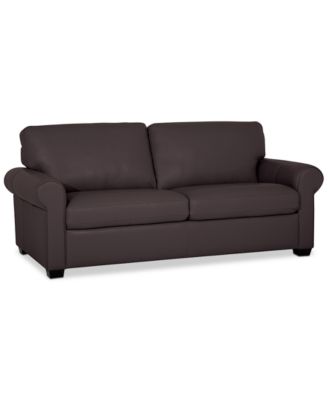 Furniture - Orid 77" Leather Apartment Sofa