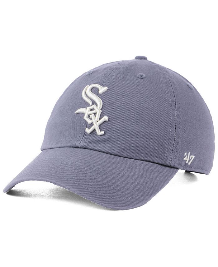 '47 Brand Chicago White Sox Dark Gray CLEAN UP Cap - Macy's