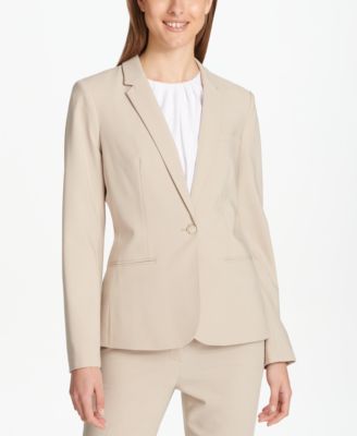 calvin klein one button blazer