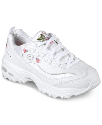 Skechers Women&#39;s D-Lites - Bright Blossoms Walking Sneakers from Finish Line - Finish Line ...