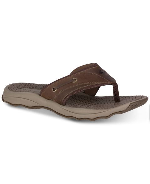 Мужские сандалии Sperry Outerbanks Thong, цвет: Коричневый