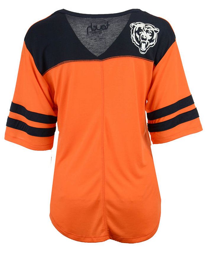 Chicago Bears Touch by Alyssa Milano Women's Plus Size Free Agent Long Sleeve T