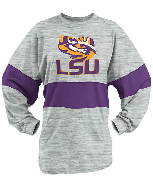 Royce Apparel Inc Women S Lsu Tigers Morehead Sweeper Shirt