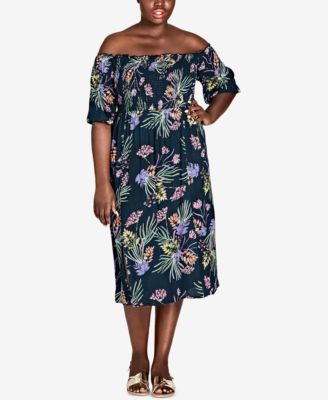 macys plus size midi dresses