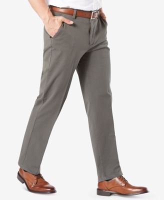 Men's Workday Smart 360 Flex Classic Fit Khaki Stretch Pants