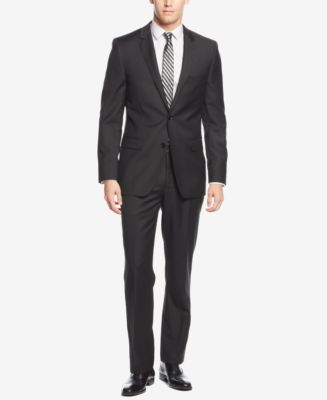 29819 Black Plain Extra Slim Fit Suit