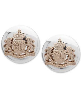 ralph lauren crest earrings