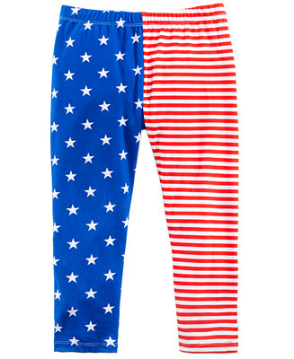 Epic Threads American Flag Printed Capri Leggings, Big Girls, Created ...