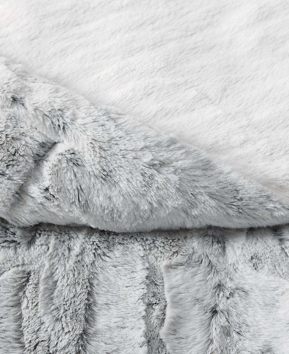 Christian Siriano New York Christian Siriano 60" x 70" Snow Leopard Luxury FauxFur Throw