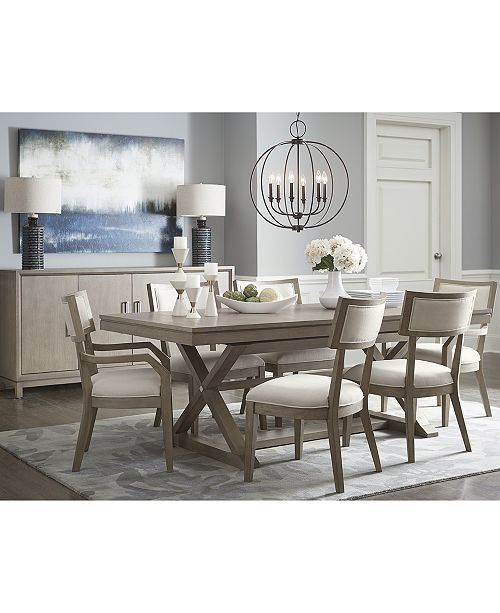 Furniture Rachael Ray Highline Expandable Dining Furniture 7 Pc