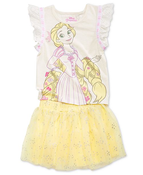 Disney 2 Pc Tangled T Shirt Skirt Set Toddler Girls Reviews