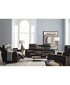 Oaklyn Fabric & Leather Sofa Collection 
