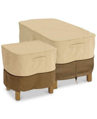 Large Rectangle Ottoman Side Table Cover