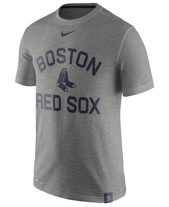 Nike Men's Boston Red Sox DriFit Slub Arch TShirt Macy's
