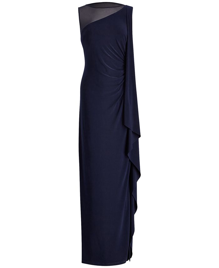 Lauren Ralph Lauren Ruffled Overlay Dress & Reviews - Dresses - Women ...