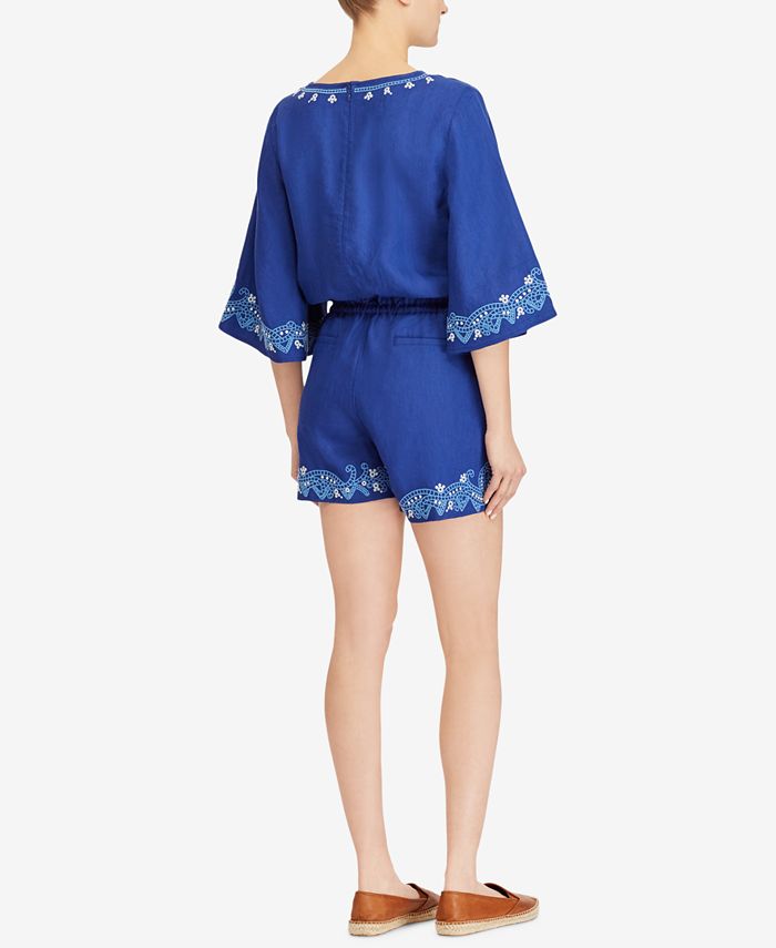 Lori Embroidered Romper