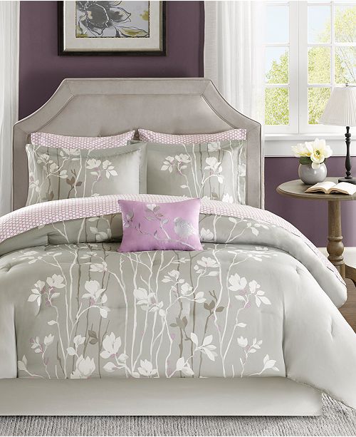 Madison Park Vaughn 7 Pc Twin Comforter Set Reviews Bed In A