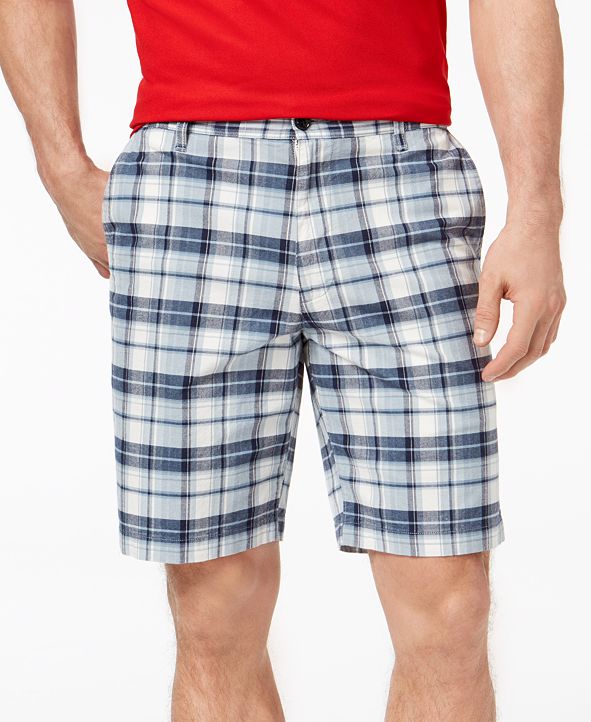 Dockers Men's Perfect Plaid Stretch Shorts & Reviews Shorts Men