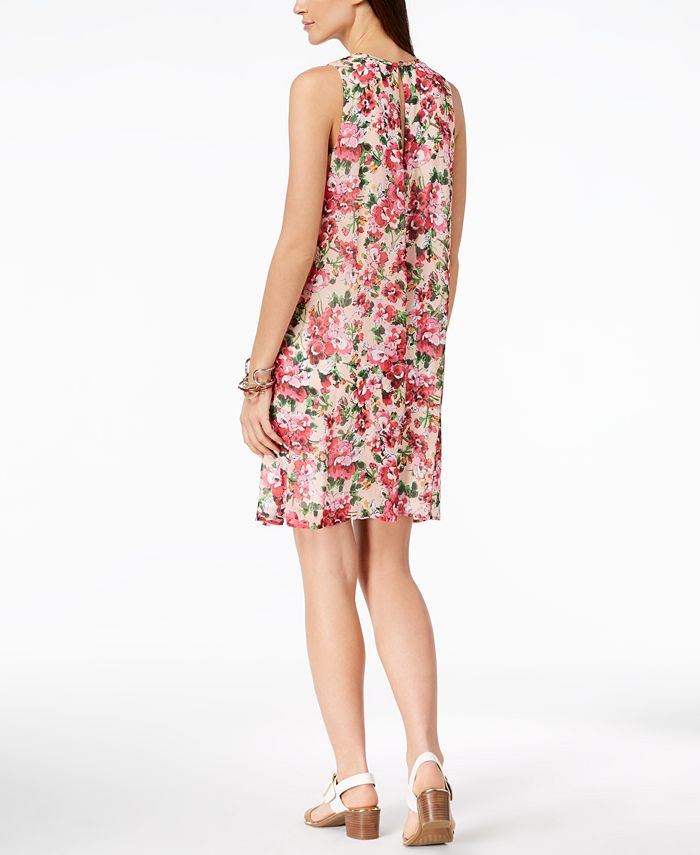 Tommy Hilfiger Women's Floral-Print Sleeveless Mini Dress Macy's