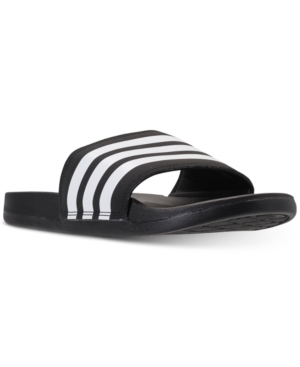 adidas Women's adilette Cloudfoam Plus Slide Sandals from Finish Line