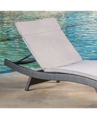 Pietro Outdoor Chaise Lounge with Cushion