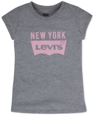 Levi's New York T-Shirt, Little Girls & Reviews - Shirts & Tops - Kids -  Macy's