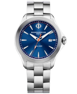 Baume & Mercier - Men's Swiss Clifton Club Stainless Steel Bracelet Watch 42mm