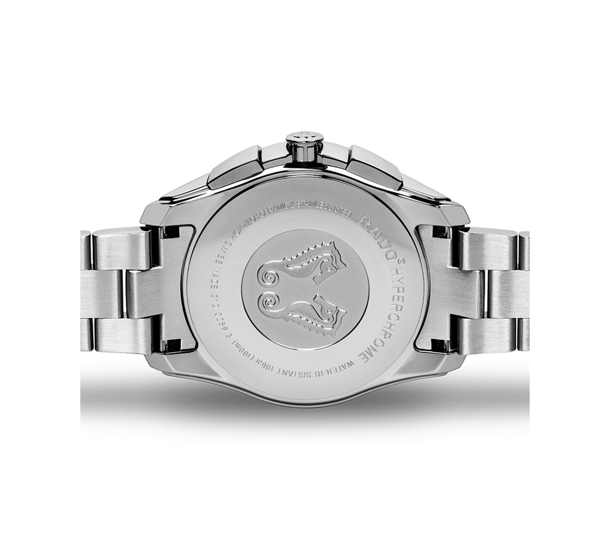 Shop Rado Men's Swiss Chronograph Hyperchrome Stainless Steel Bracelet Watch 45mm In No Color