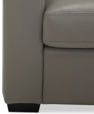 Ennia 2-Pc. Leather Sectional Sofa, Created for Macy's