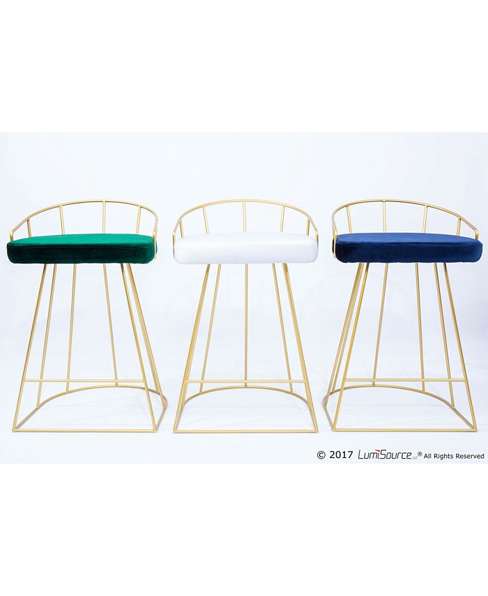 Lumisource - Canary Counter Stool (Set of 2), Quick Ship