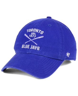 47 Brand Toronto Blue Jays Black on Black CLEAN UP Cap - Macy's