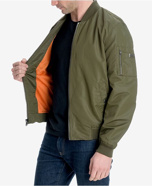 Michael Kors Men's Bomber Jacket, Created for Macy's & Reviews Coats