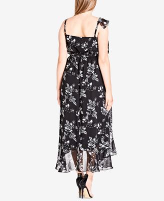 CITY CHIC Trendy Plus Size Asymmetrical Maxi Dress