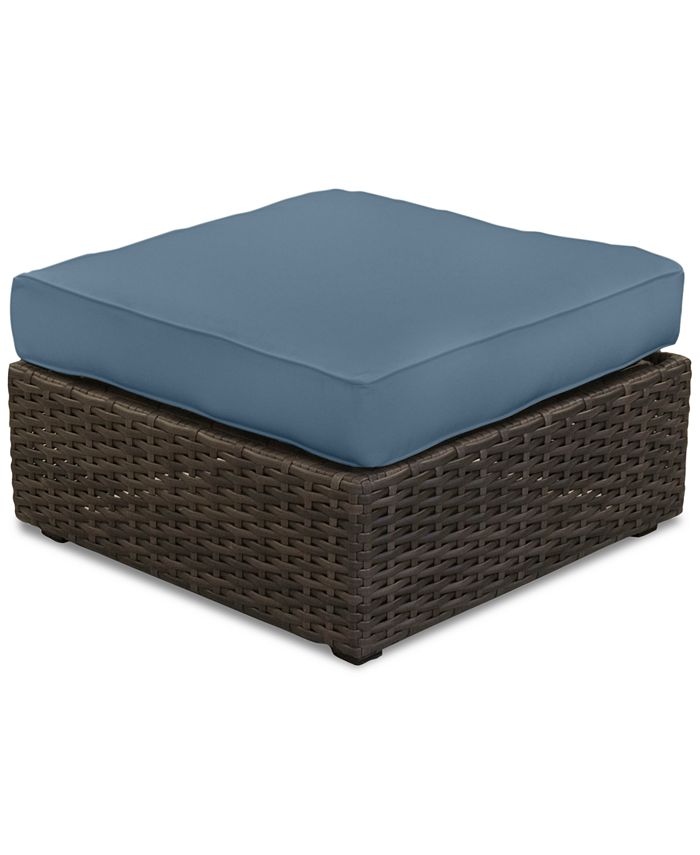 Furniture Viewport Outdoor OttomanCustom Sunbrella® Colors, Created