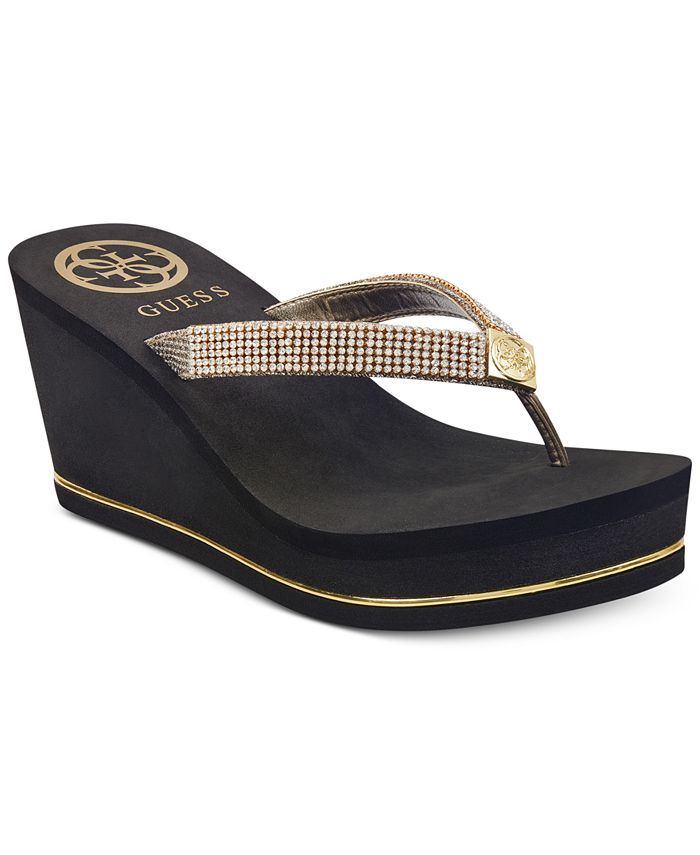 Guess flip flops macy's new arrivals