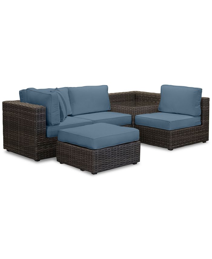 Furniture Viewport Outdoor 5Pc. Modular Seating Set (1 Corner Units, 2 Armless Units, 1 Corner