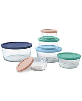 Pyrex Simply Store® 12-piece Glass Storage Set with Assorted Color